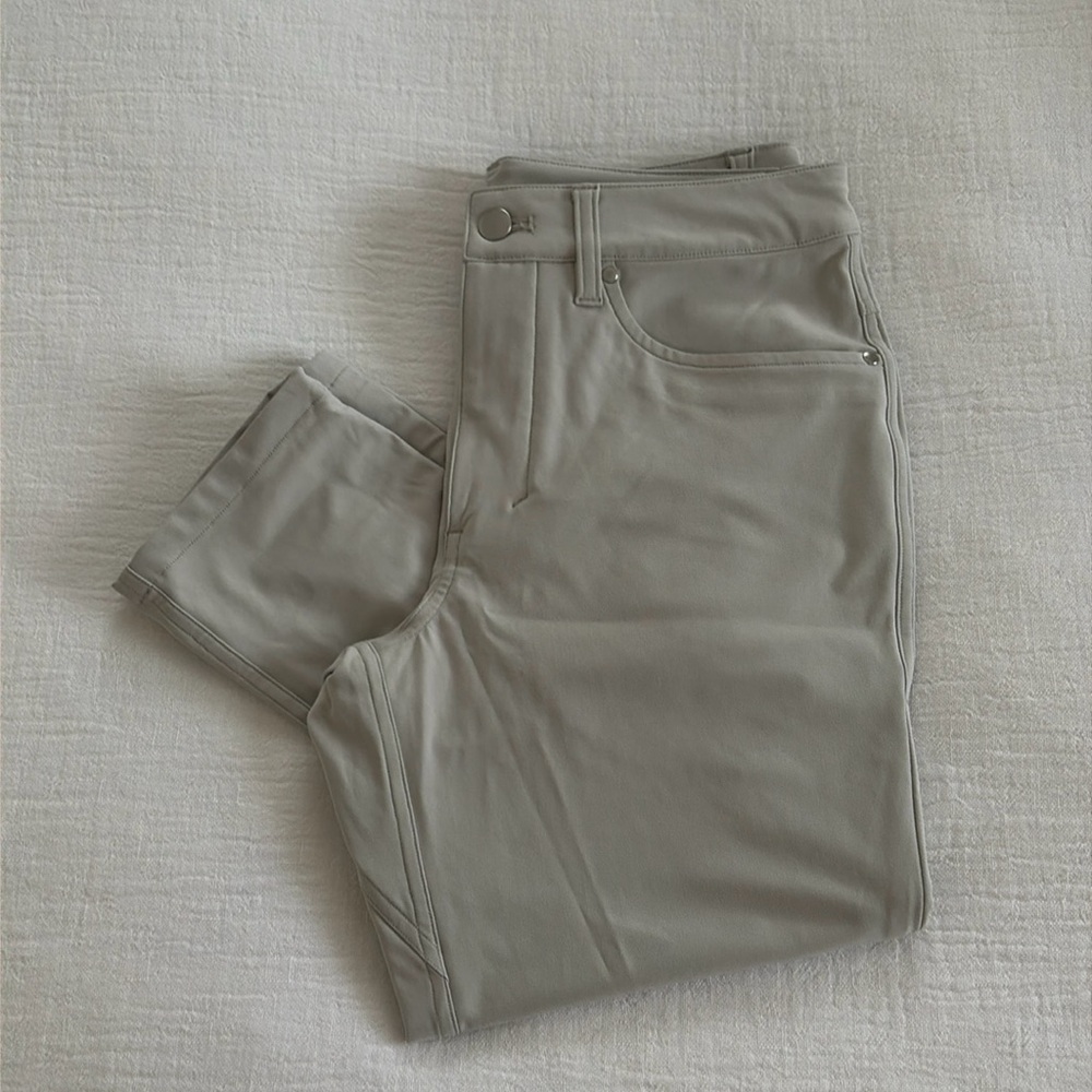 lululemon athletica Men's ABC Slim Light Grey Pants 28” x 32”
